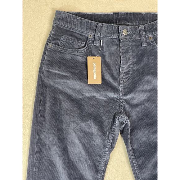 Patagonia‎ Pants Womens 28 Blue Corduroy Straight Leg 5 Pockets Stretch Regular - Picture 3 of 14